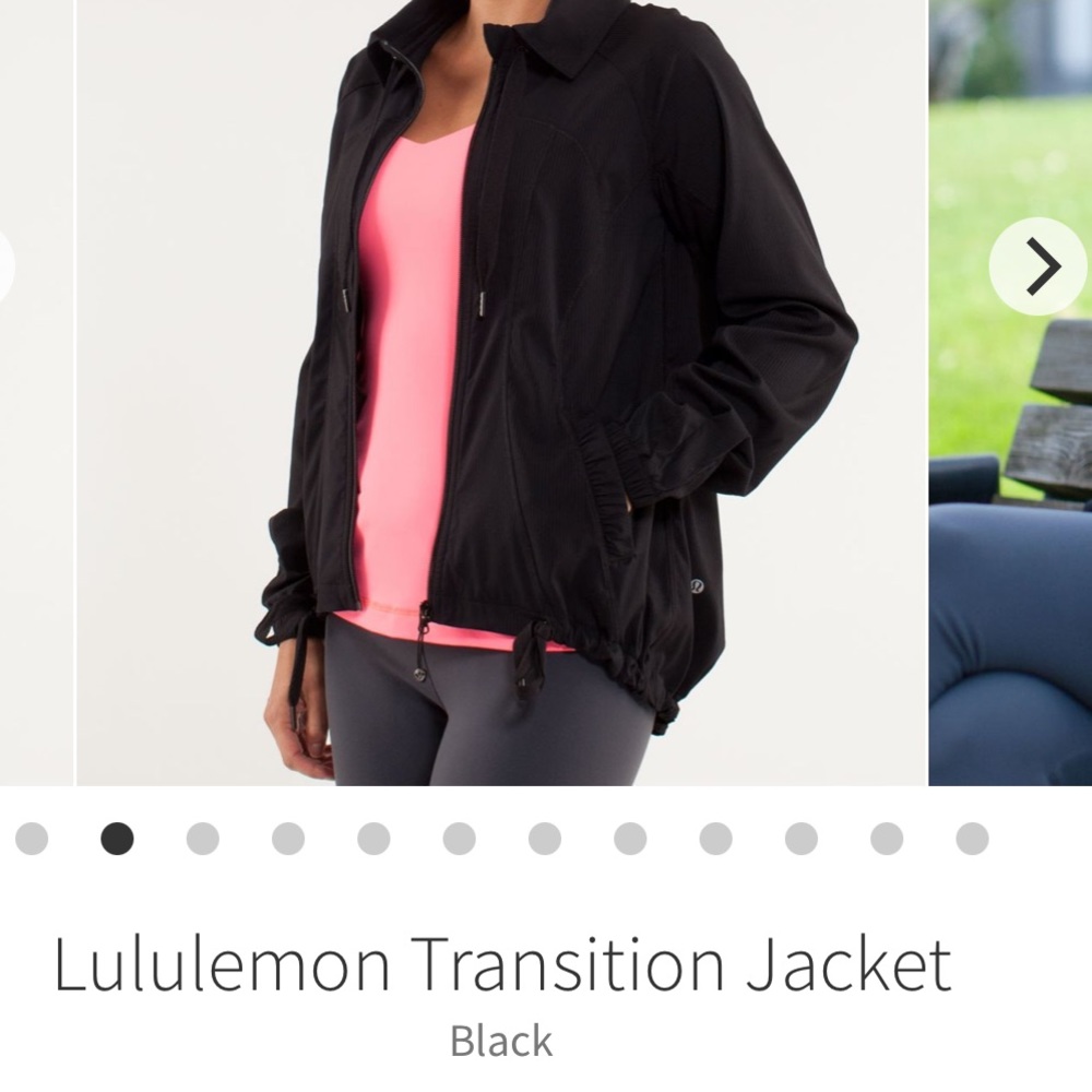 Lululemon lightweight Transition jacket -size 8